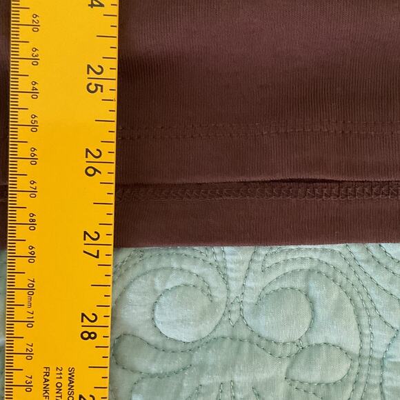 Pima Cotton Charter Club Womens Size 2X Brown Long Sleeve Shirt - Picture 5 of 7